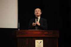 森迫清貴理事・副学長による講演の様子