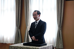 古山学長の挨拶