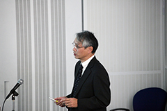 京都大学・中山和久教授の講演の様子