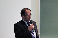 森肇センター長の閉会の挨拶の様子