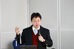 田中教授の講演の様子