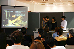 学生によるプレゼンテーションの様子