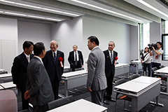 観光型列車 丹後あかまつ号見学の様子