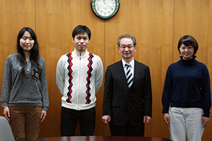 今回学長訪問した第一期生、第二期生