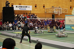 本学チームの試合の様子