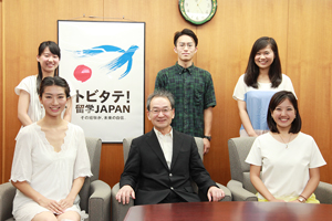 トビタテ！留学JAPANに採択された第三期生の５名