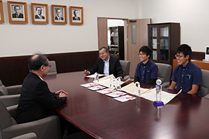 学長報告の様子