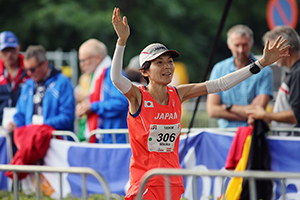 日本人女子トップでゴール