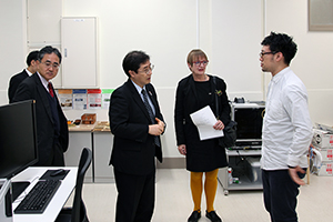 KYOTO Design Lab視察の様子