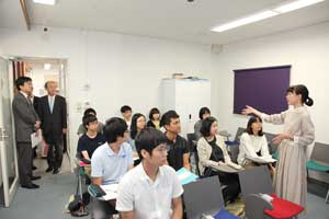 授業視察の様子