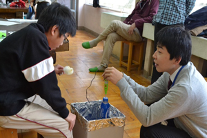 「手作りわたがし機」①