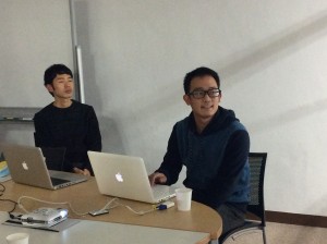 梅河内隆成氏（写真左）と嶋路耕平氏（写真右）
