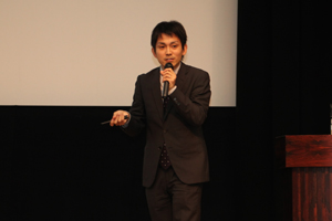 井本助教の講演の様子