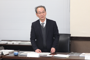 古山学長による挨拶