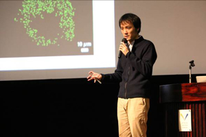 中西准教授の講演の様子