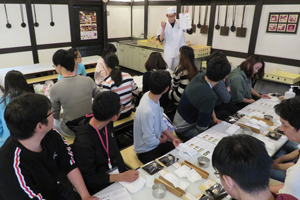 Making Japanese sweets