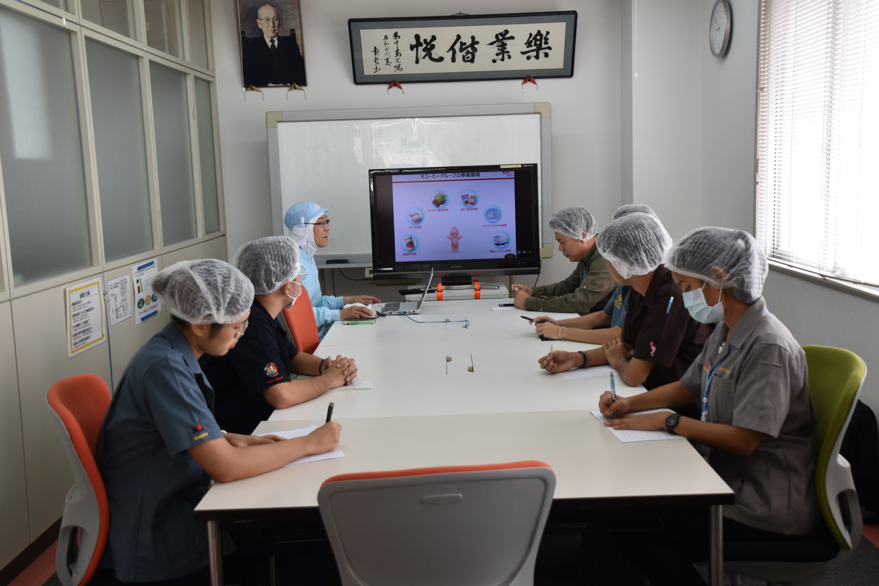 Briefing at Hanshin Delica Co.,Ltd.