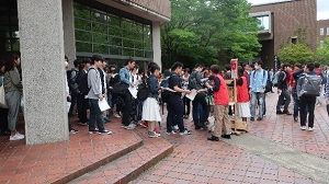 避難訓練の様子