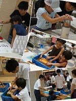 野菜ペーパー　教室風景