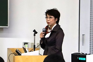藤川アクセシビリティ・コミュニケーション支援センター長による講演