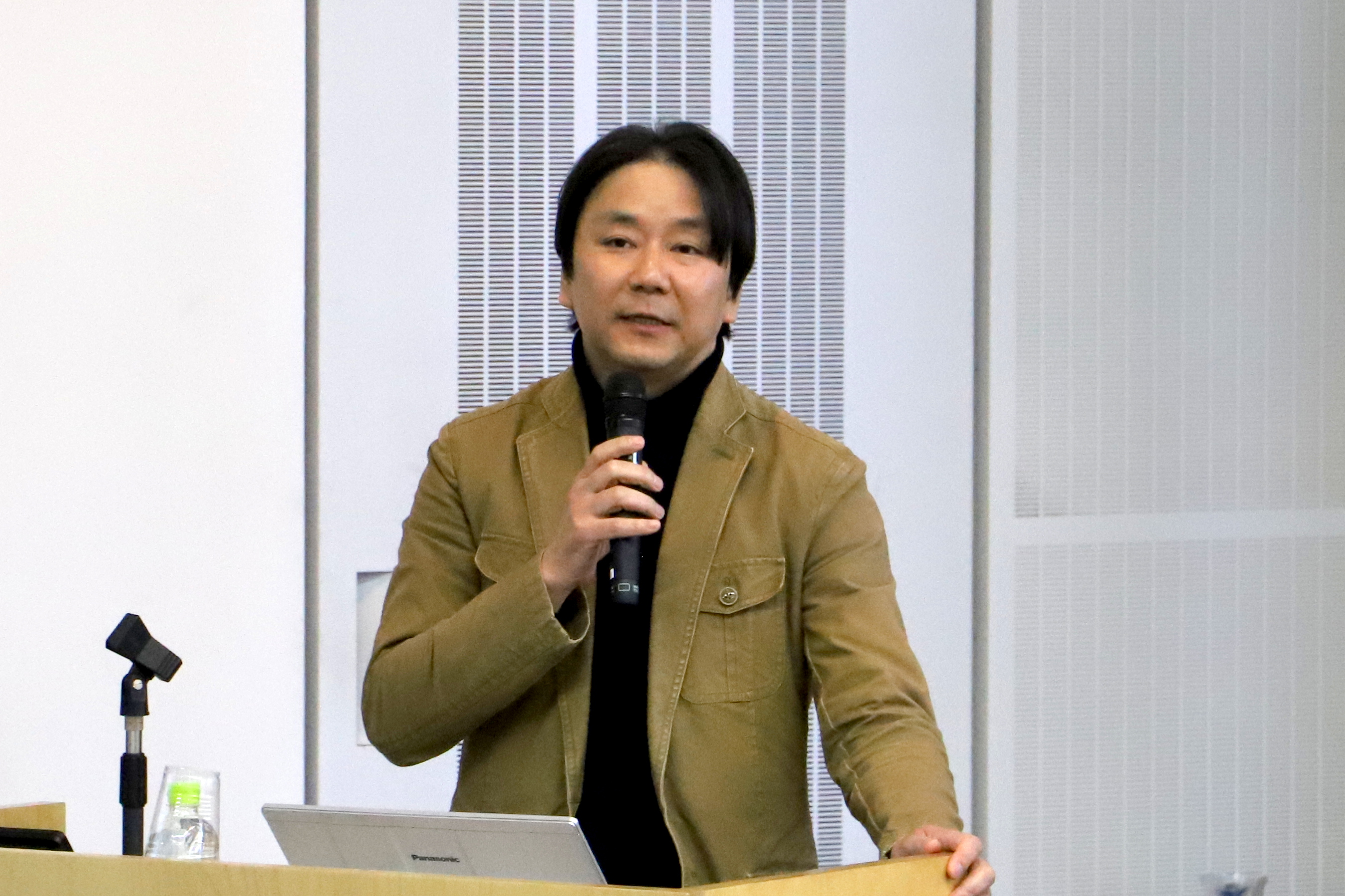 グローカル人材開発センター事務局長中谷氏による講演