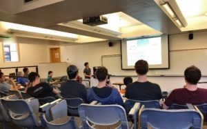 研究室合同セミナーの様子