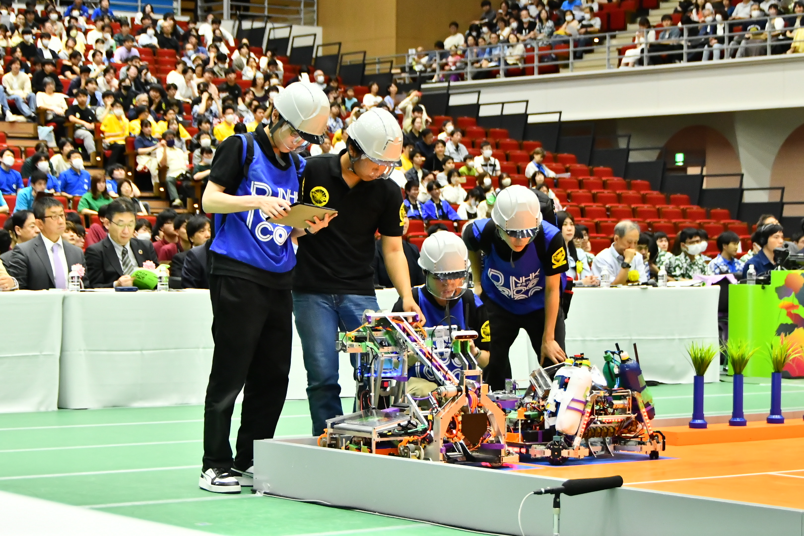 セッティングタイムの様子