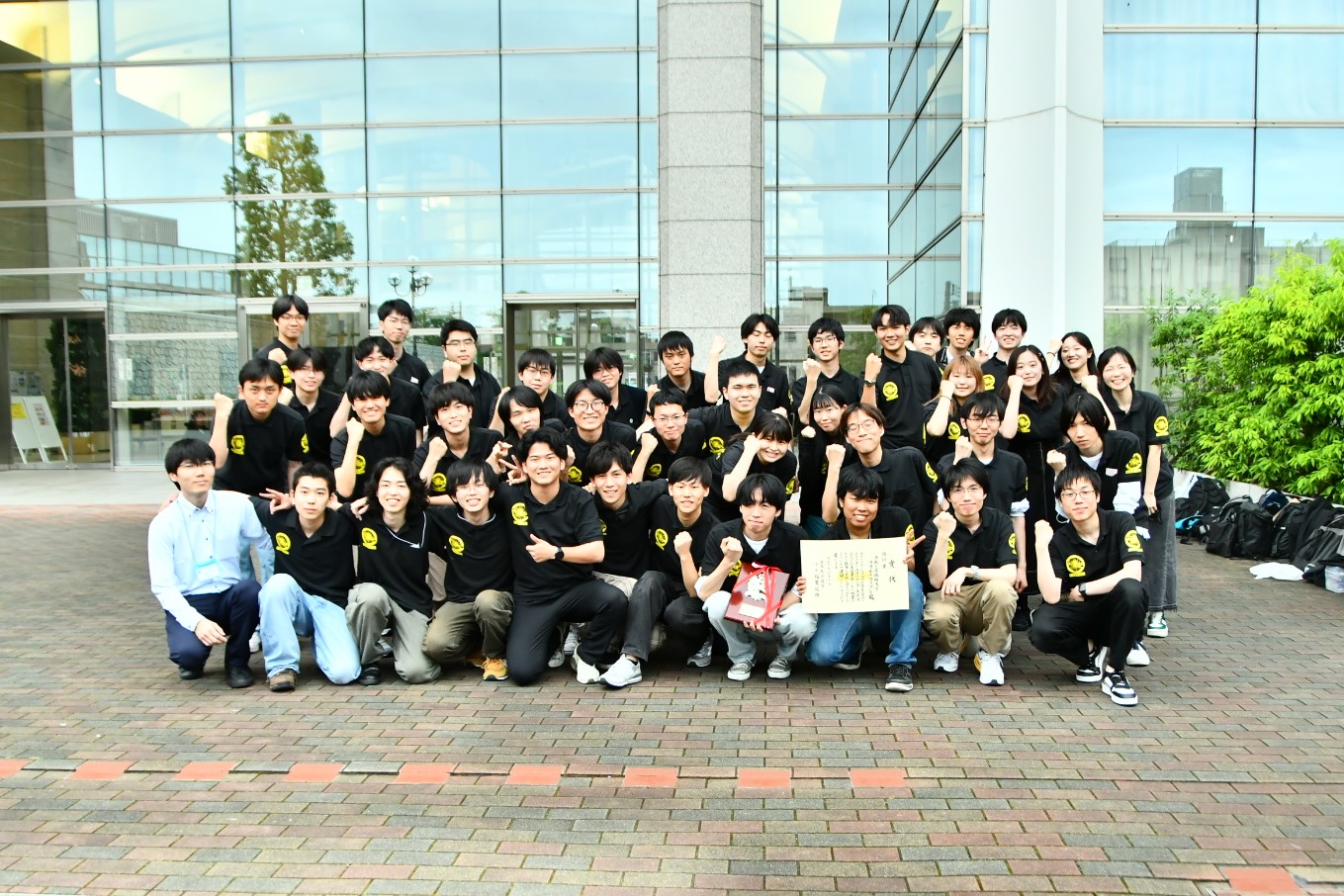 試合終了後、チーム全員での記念撮影